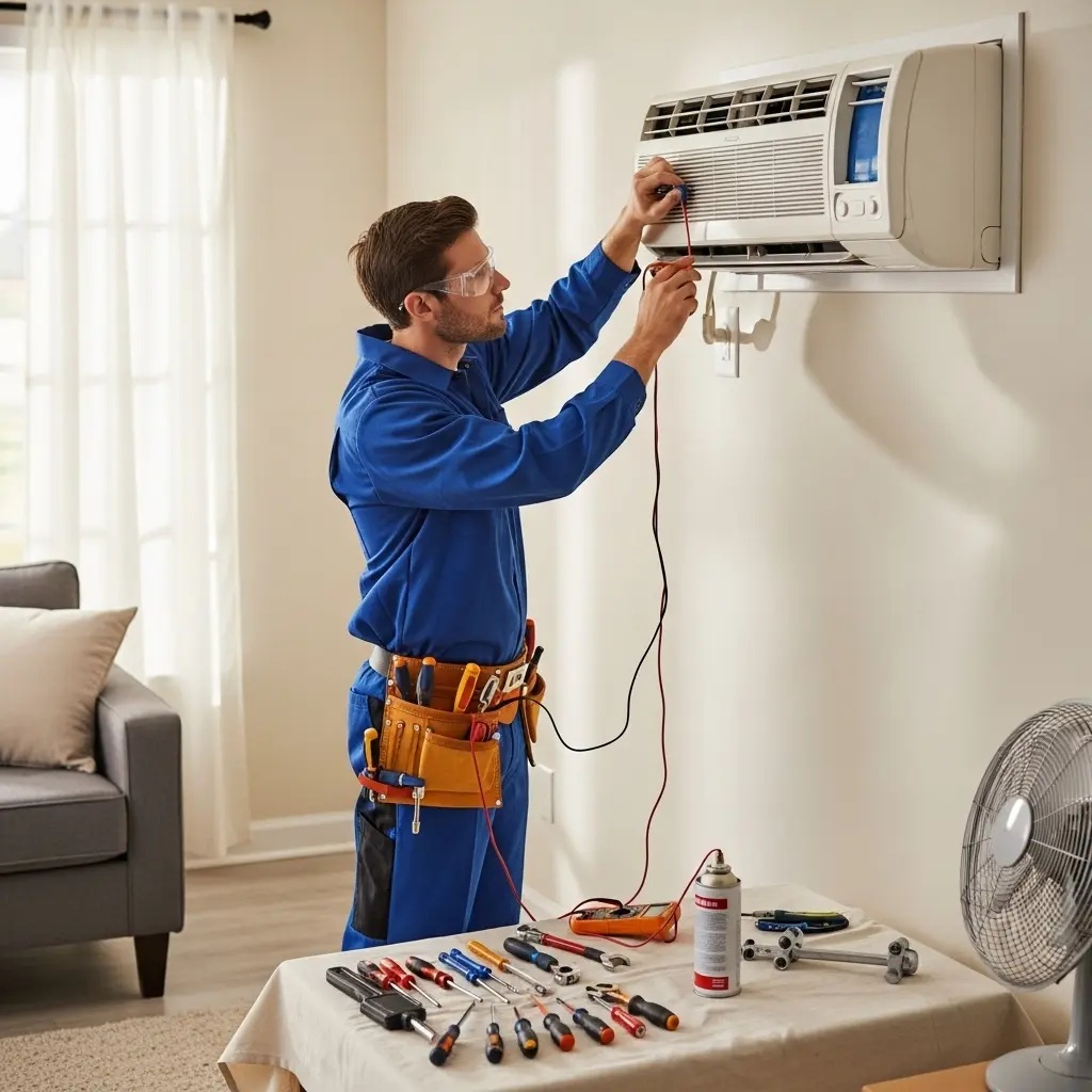 Menemen Eminçelik Eminçelik klima gaz dolumu ve bakım – Enerji verimliliği artırıldı. - Teknik servis örneği